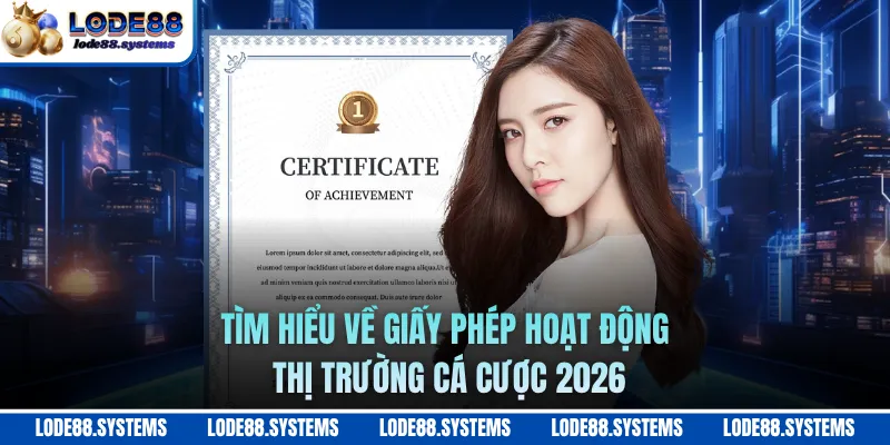 Tìm hiểu về giấy phép hoạt động thị trường cá cược 2026